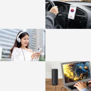 Kabel Ugreen Jack 3.5mm - Jack 3.5mm 3m czarny (UGR1186BLK) 8