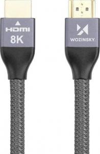 Kabel Wozinsky HDMI - HDMI 2m srebrny (WHDMI-20) 1