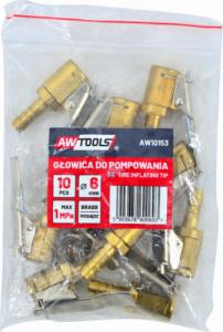 AWTools Głowica do pompki 8mm / MOSIĄDZ 10 SZT. AW10154 2