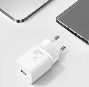Ładowarka Baseus Super Si 1x USB-C 3 A (BSU3037WHT) 10