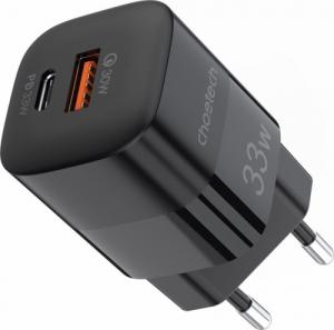 Ładowarka Choetech 1x USB-A 1x USB-C 4.5 A (6932112101518) 3