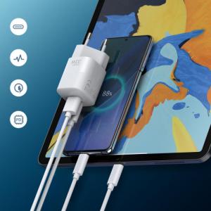 Ładowarka Choetech 1x USB-A 1x USB-C 4.5 A (6932112100665) 6