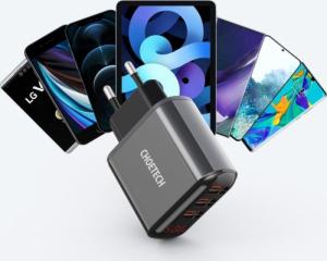 Ładowarka Choetech 3x USB-A 2.4 A (6971824976618) 4