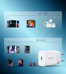 Ładowarka Choetech 1x USB-C 3 A (6971824978421) 6