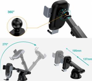 Choetech Uchwyt grawitacyjny do samochodu T542-S 10