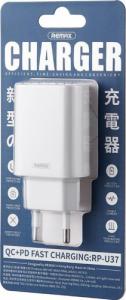 Ładowarka Remax 1x USB-A 1x USB-C 3 A (6972174156323) 3