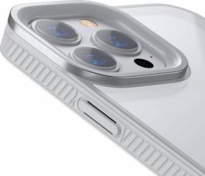 Baseus Baseus Crystal Phone Case pancerne etui do iPhone 13 Pro Max z żelową ramką szary (ARJT000513) 4