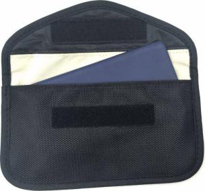 Hurtel Etui antykradzieżowe na klucze samochodowe telefon blokujące fale radiowe Faraday Box klatka Faradaya 20 cm x 11 cm czarny 2