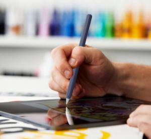 Stoyobe Etui Pencil Sleeve Apple Pencil 2 2 szt. Niebiesko-czarne 3