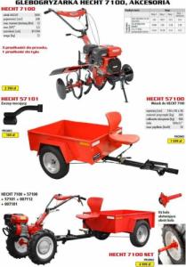 Glebogryzarka Hecht HECHT 7100 S GLEBOGRYZARKA SPALINOWA OGRODOWA KULTYWATOR CIĄGNIK DZIK TRAKTOREK Z KOŁAMI 7KM / 104CM 15