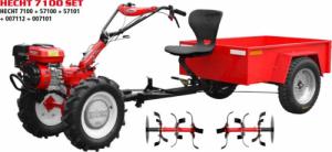 Glebogryzarka Hecht HECHT 7100 S GLEBOGRYZARKA SPALINOWA OGRODOWA KULTYWATOR CIĄGNIK DZIK TRAKTOREK Z KOŁAMI 7KM / 104CM 18