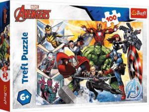 Trefl Puzzle 100el Siła Avengersów Marvel 16431 Trefl 1