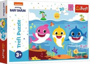 Trefl Puzzle 30el Podwodny świat rekinów. Baby Shark 18284 Trefl 1