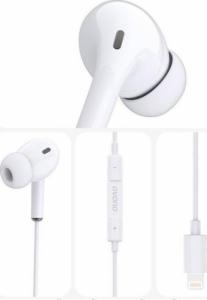 Słuchawki Dudao Dudao dokanałowe słuchawki zestaw słuchawkowy z pilotem i mikrofonem Lightning biały (X14L white) 3