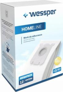 Worek do odkurzacza Wessper 12x WORKI DO ODKURZACZA ELEKTROLUX PHILIPS BAG 1