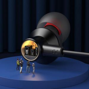 Słuchawki Remax Remax przewodowe słuchawki dokanałowe z pilotem głośności lightning 1,2m srebrny (RM-560i) 4