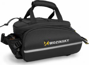 Wozinsky Wozinsky pojemna torba rowerowa na bagażnik 35L (pokrowiec przeciwdeszczowy w zestawie) czarny (WBB19BK) 16