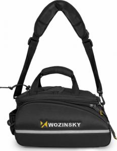 Wozinsky Wozinsky pojemna torba rowerowa na bagażnik 35L (pokrowiec przeciwdeszczowy w zestawie) czarny (WBB19BK) 17