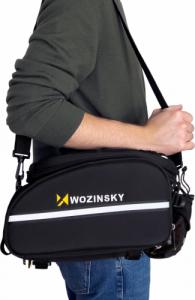 Wozinsky Wozinsky pojemna torba rowerowa na bagażnik 35L (pokrowiec przeciwdeszczowy w zestawie) czarny (WBB19BK) 6