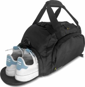 Wozinsky Wozinsky torba sportowa plecak bagaż podręczny torba 40x20x25 cm do samolotu czarny (WSB-B01) 18