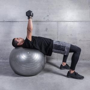 Wozinsky Wozinsky piłka gimnastyczna 65 cm do ćwiczeń rehabilitacyjna niebieski 9