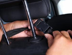 Hurtel Organizer samochodowy na tył tylnego siedzenia do bagażnika czarny 5