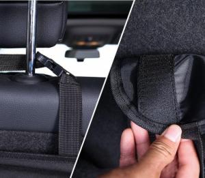 Hurtel Organizer samochodowy na tył tylnego siedzenia do bagażnika czarny 6