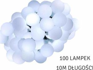 Aptel OGRODOWA GIRLANDA ŚWIETLNA IP44 Zewnętrzna 1000 cm 100x LED biała ZD69D 3
