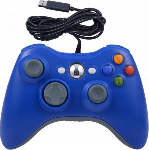 Pad Aptel Dual Shock do Xbox 360 niebieski (KX13B) 1