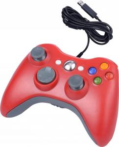 Pad Aptel Dual Shock do Xbox 360 czerwony (KX13C) 2