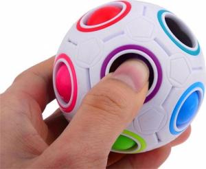 Aptel PIŁECZKA MAGIC BALL ZABAWKA LOGICZNA wielokolorowa 8,5 cm FT29C 2