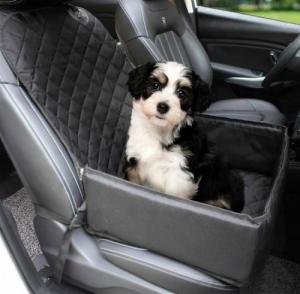 Aptel AG447F FOTEL SAMOCHODOWY DLA MAŁEGO PSA 50x45x25 czarny 5