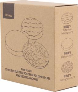 Baseus Baseus zestaw akcesoriów do bezprzewodowej maszyny polerskiej CRDLQ-B01 3 szt. (CRDLQ-C01) 3