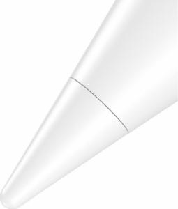 Baseus Końcówka rysika Stylus Apple Pencil 1&2 2 szt. Biała 11