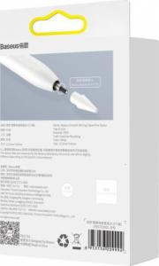 Baseus Końcówka rysika Stylus Apple Pencil 1&2 2 szt. Biała 14