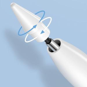 Baseus Końcówka rysika Stylus Apple Pencil 1&2 2 szt. Biała 5