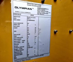 Agregat CAT OLYMPIAN GEP22-6 20000 W Brak danych 20