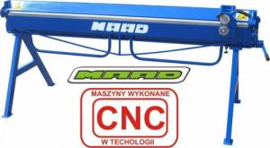 Maad MAAD ZG-2000/1.2 ZAGINARKA GIĘTARKA KRAWĘDZIARKA DEKARSKA DO BLACHY Z CIĘCIEM MAAD ZG-2000/1.2 mm 11