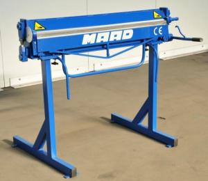 Maad ZG 1100 0.8 mm Zaginarka giętarka krawędziarka dekarska do blachy z cięciem MAAD ZG-1100/0.8 mm 4