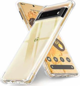 Alogy Silikonowe etui pancerne ShockProof Alogy do Google Pixel 6 Przezroczyste 2