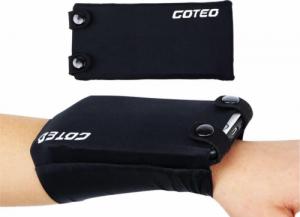 Alogy Etui opaska sportowa Goteo wristband na nadgarstek do telefonu 7.0 Czarna 1