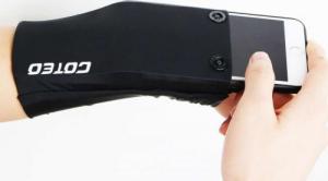 Alogy Etui opaska sportowa Goteo wristband na nadgarstek do telefonu 7.0 Czarna 2