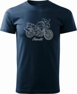 Topslang Koszulka na motor motocyklowa Suzuki Bandit 600 1200 750 męska granatowa REGULAR M 1
