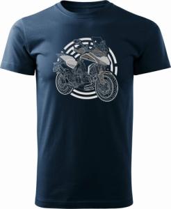 Topslang Koszulka na motor motocyklowa Ducati Multistrada 1200 950 męska granatowa REGULAR L 1