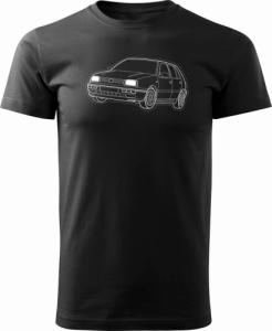 Topslang Koszulka VW Golf 3 z samochodem Golf męska czarna REGULAR r. XXL 1