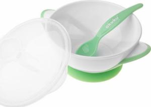 Akuku AKUKU Miseczka na Przyssawce z Łyżeczką i Pokrywką 2
