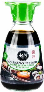 Asia Kitchen Sos sojowy do sushi Premium Less Salt, dyspenser 150ml - Asia Kitchen 1