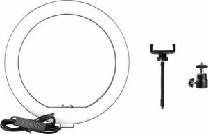 Lampa pierścieniowa Alogy Ring A33 do zdjęć makijażu + statyw 4