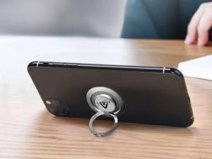 Alogy Uchwyt na telefon palec Alogy Ring Holder stojak pierścień podstawka Srebrny 5