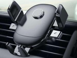 Alogy Uchwyt zaciskowy do samochodu 360 + Ładowarka Baseus 4